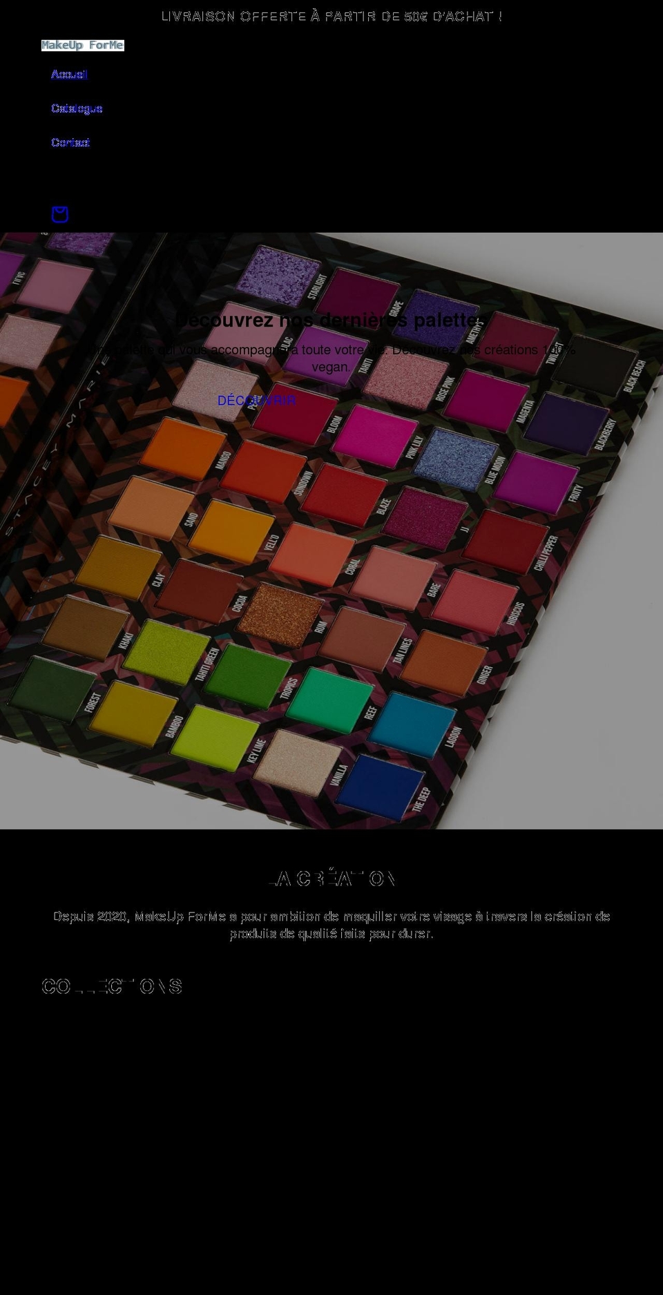 formemakeup.com shopify website screenshot