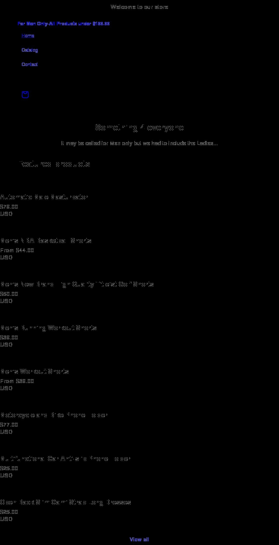 formenonly.net shopify website screenshot