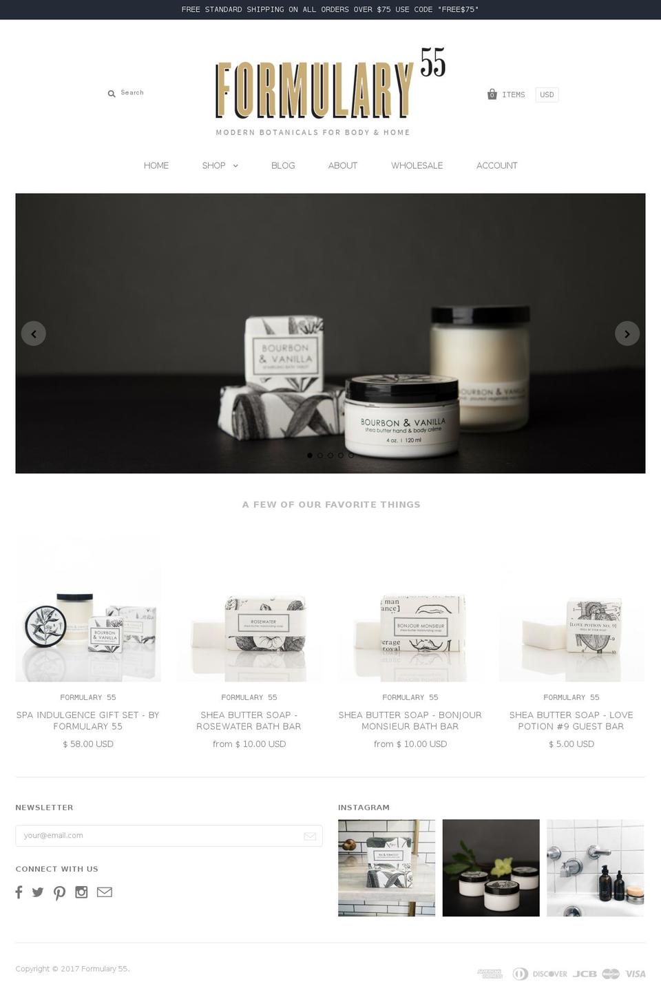 Pacific Shopify theme site example formulary55.com
