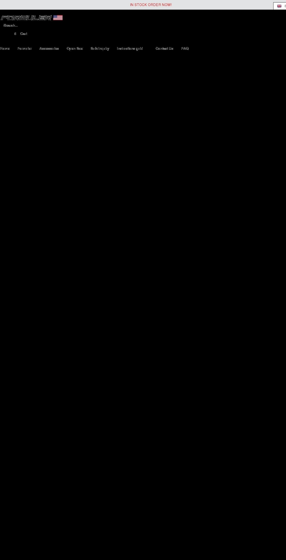 formulerstore.com shopify website screenshot