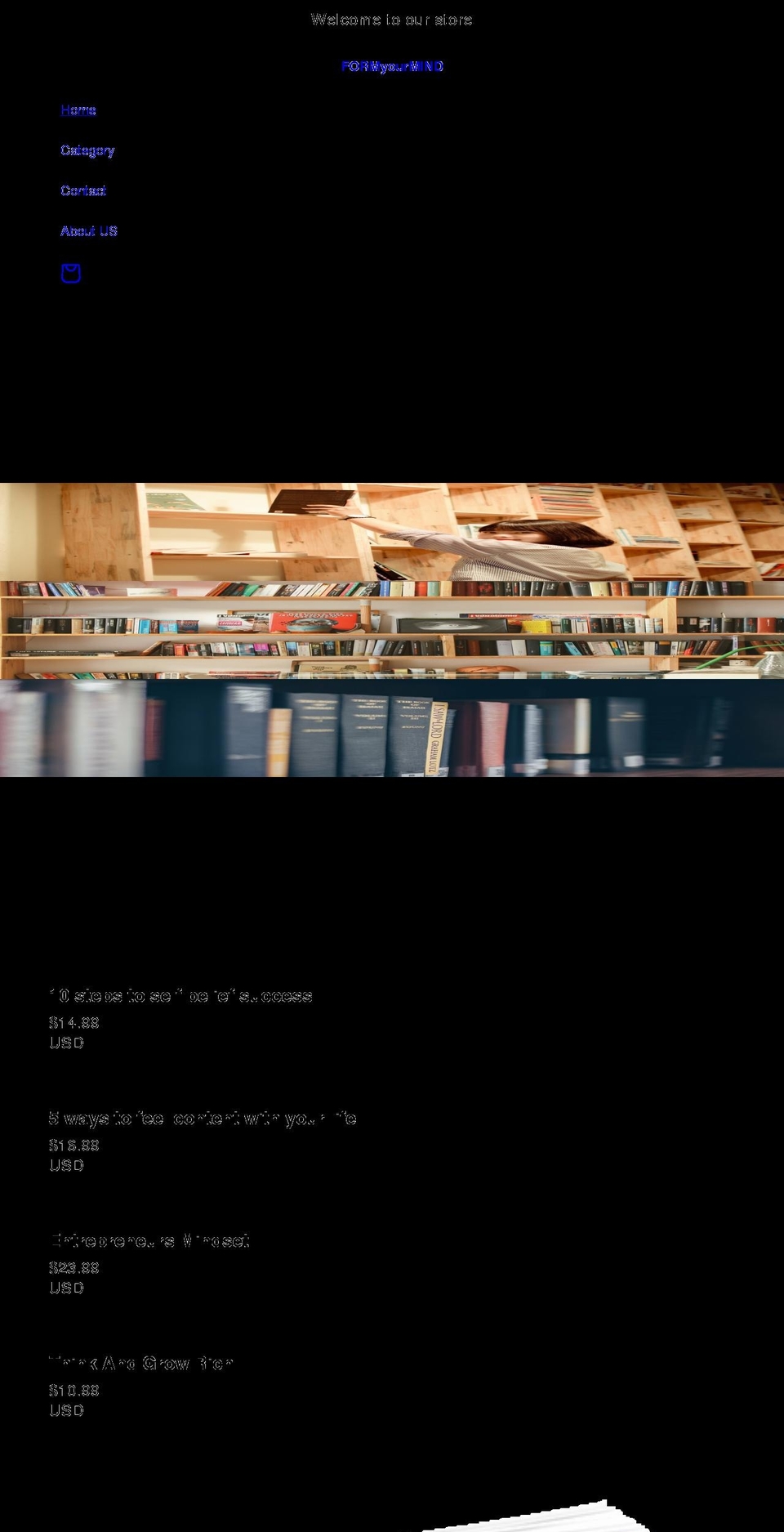 formyourmind.com shopify website screenshot