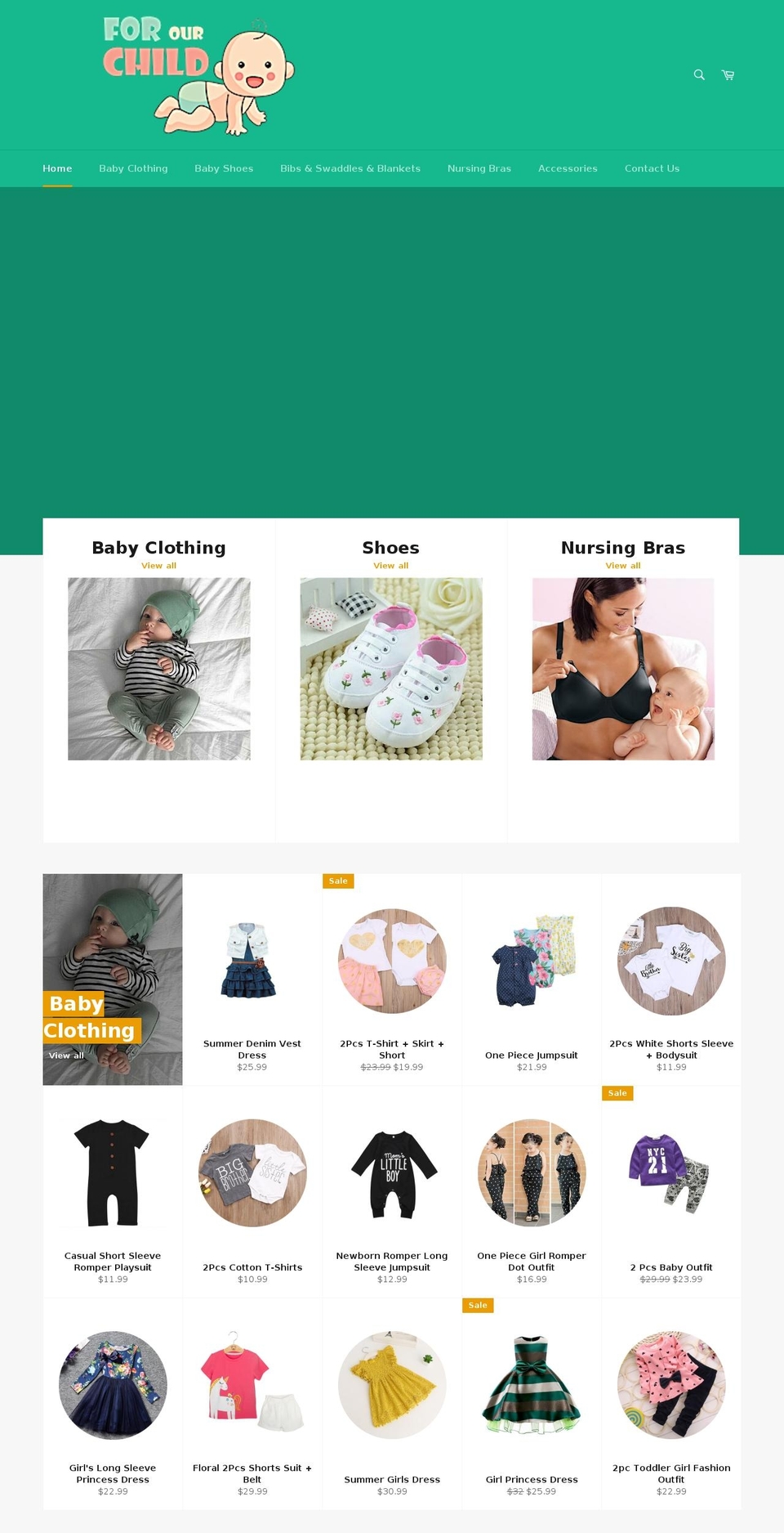 359_Degrees_Group_Customised_Theme Shopify theme site example forourchild.com