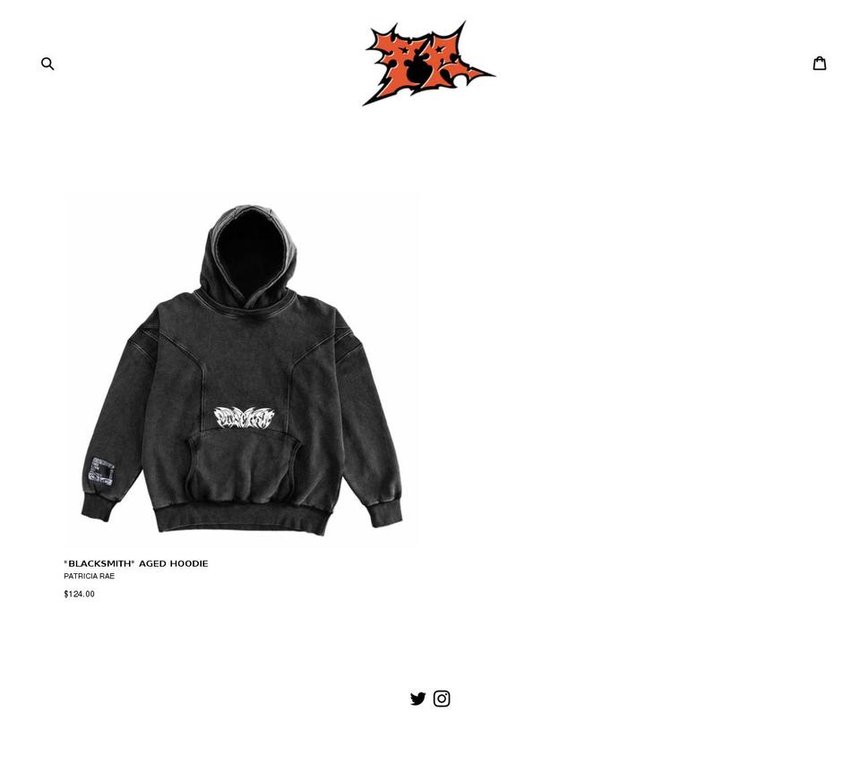 forpatriciarae.com — Shopify storefront screenshot