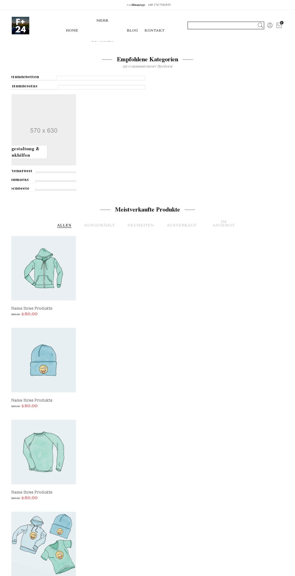 forplus24.de shopify website screenshot