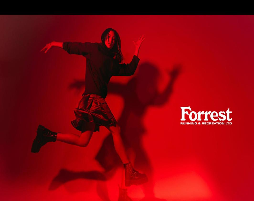 forrestrunning.com shopify website screenshot