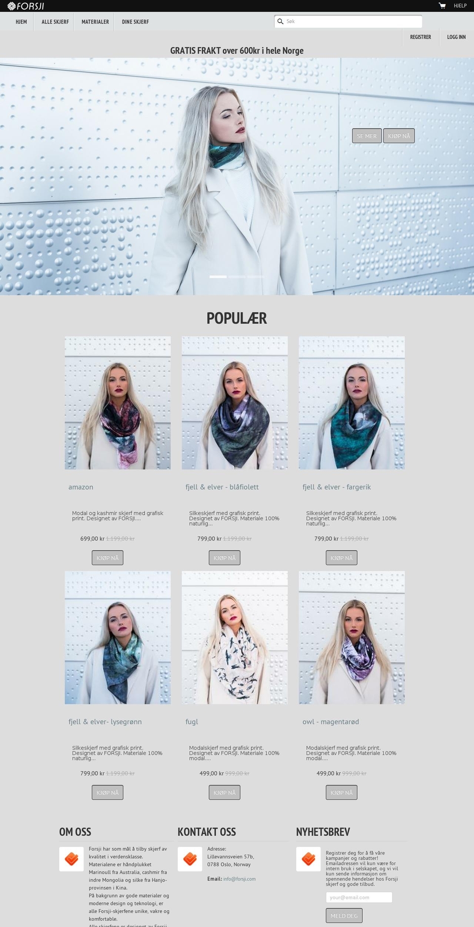 forsji.com shopify website screenshot