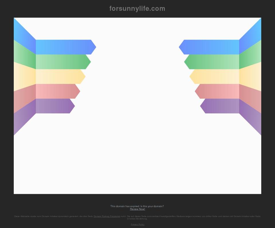 forsunnylife.com shopify website screenshot