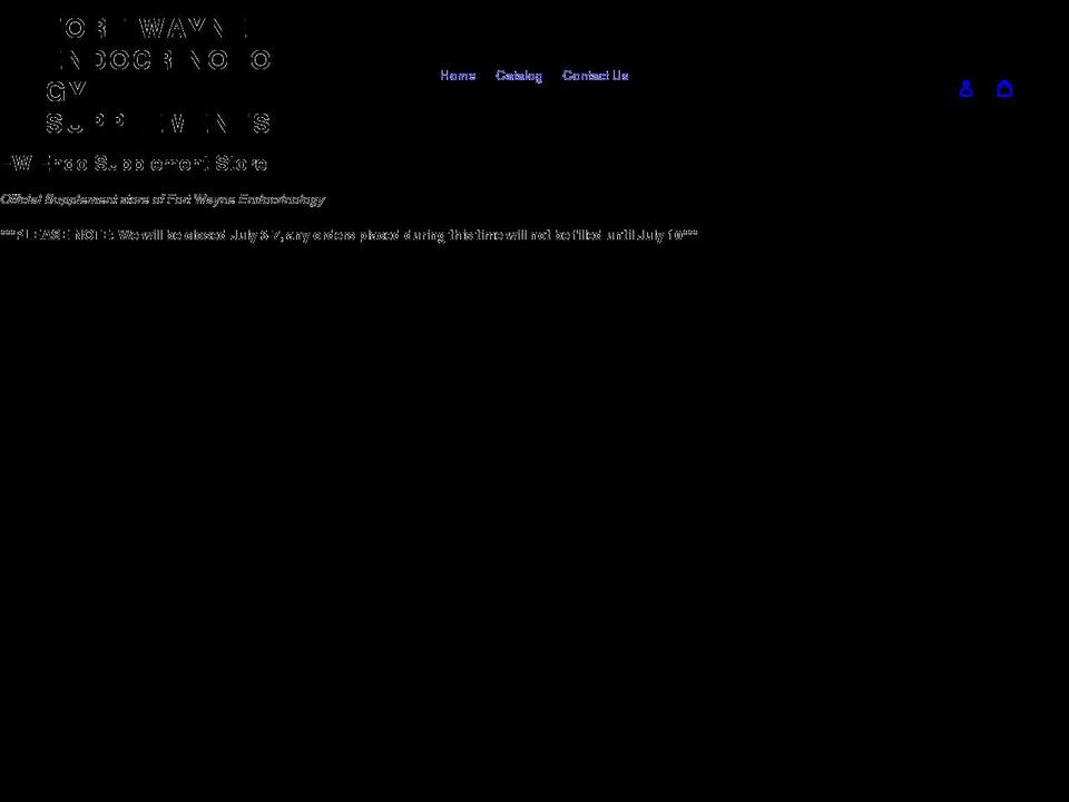 fort-wayne-endocrinology-supplements.myshopify.com shopify website screenshot