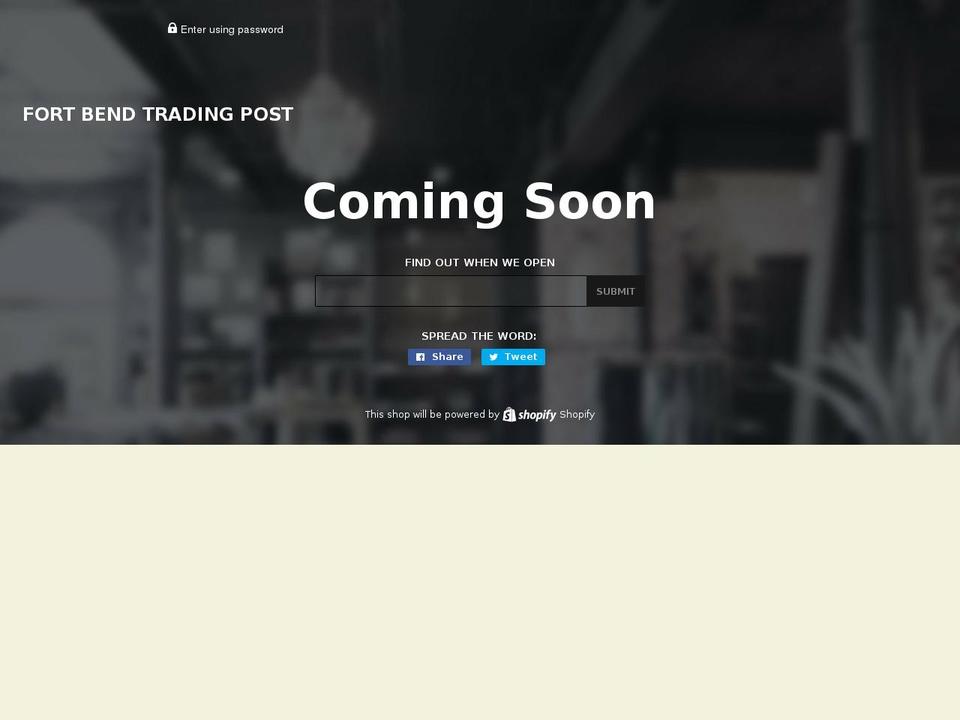 fortbendtradingpost.com — Shopify storefront screenshot