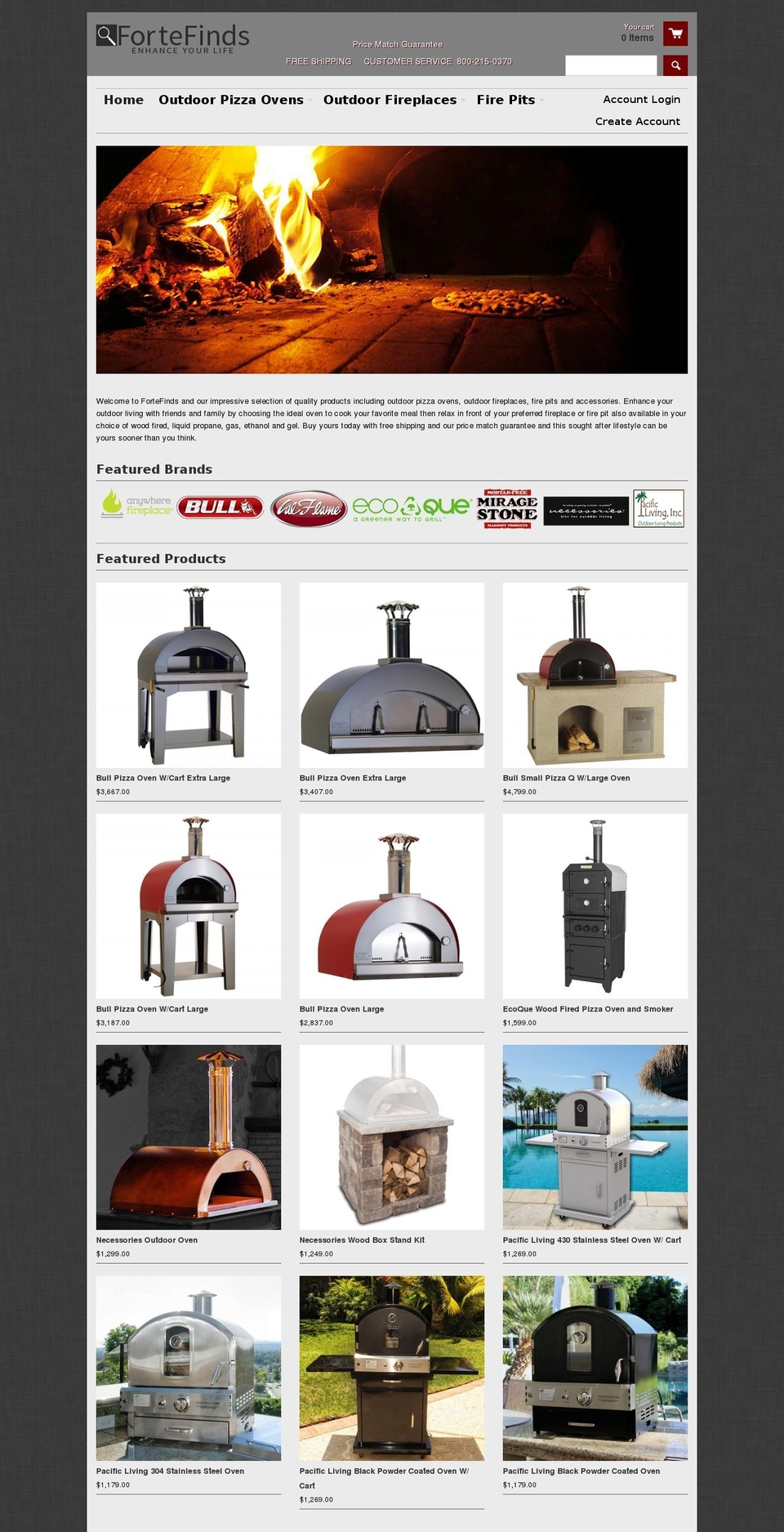 fortefinds.com shopify website screenshot