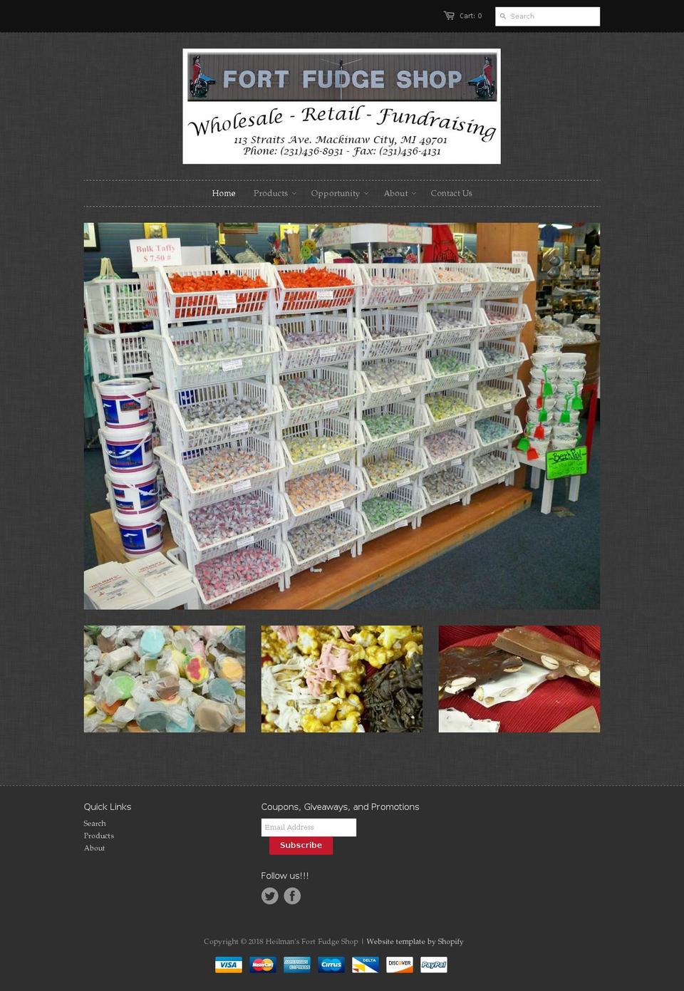fortfudge.com — Shopify storefront screenshot