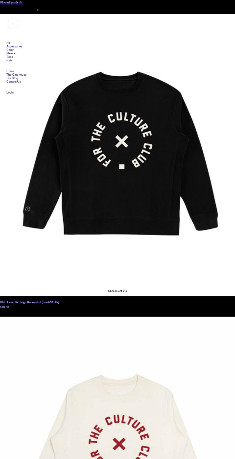 fortheculture.club shopify website screenshot