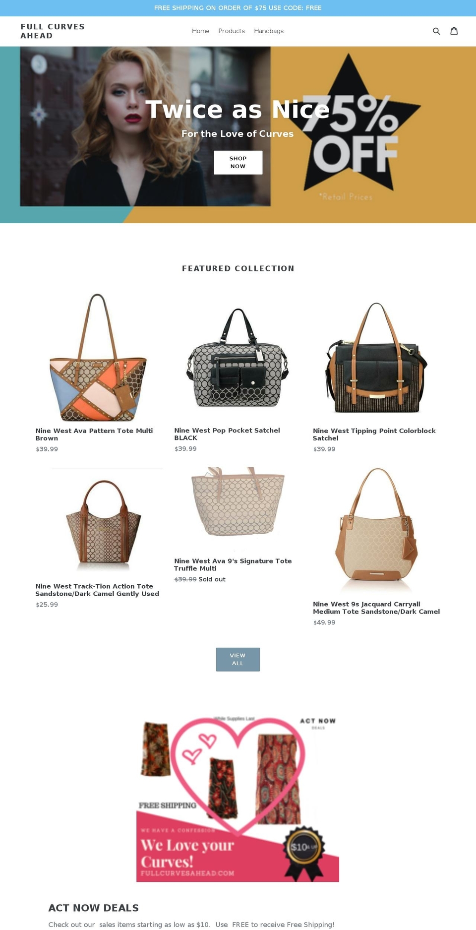 fortheloveofall.com — Shopify storefront screenshot