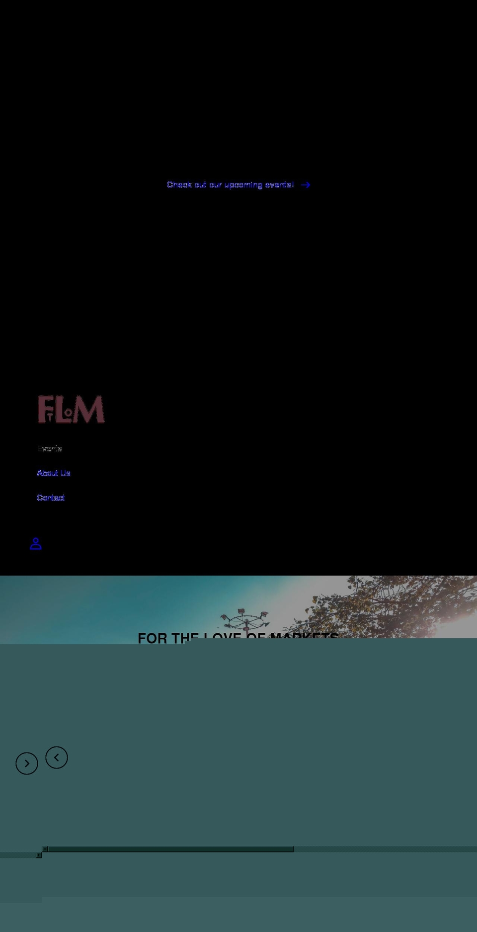 fortheloveofmarkets.com shopify website screenshot