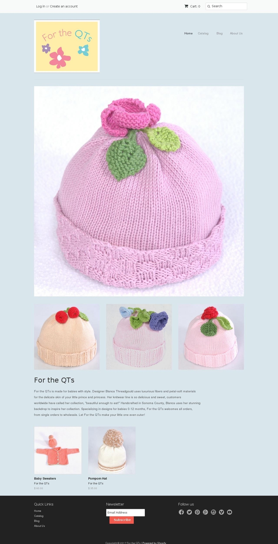fortheqts.com shopify website screenshot