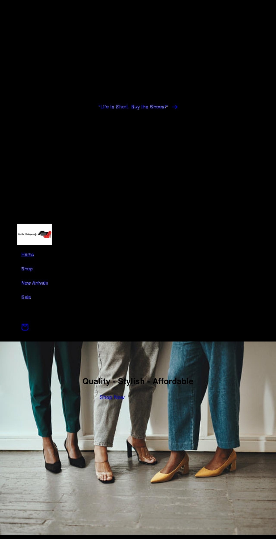 fortheworkinglady.com shopify website screenshot