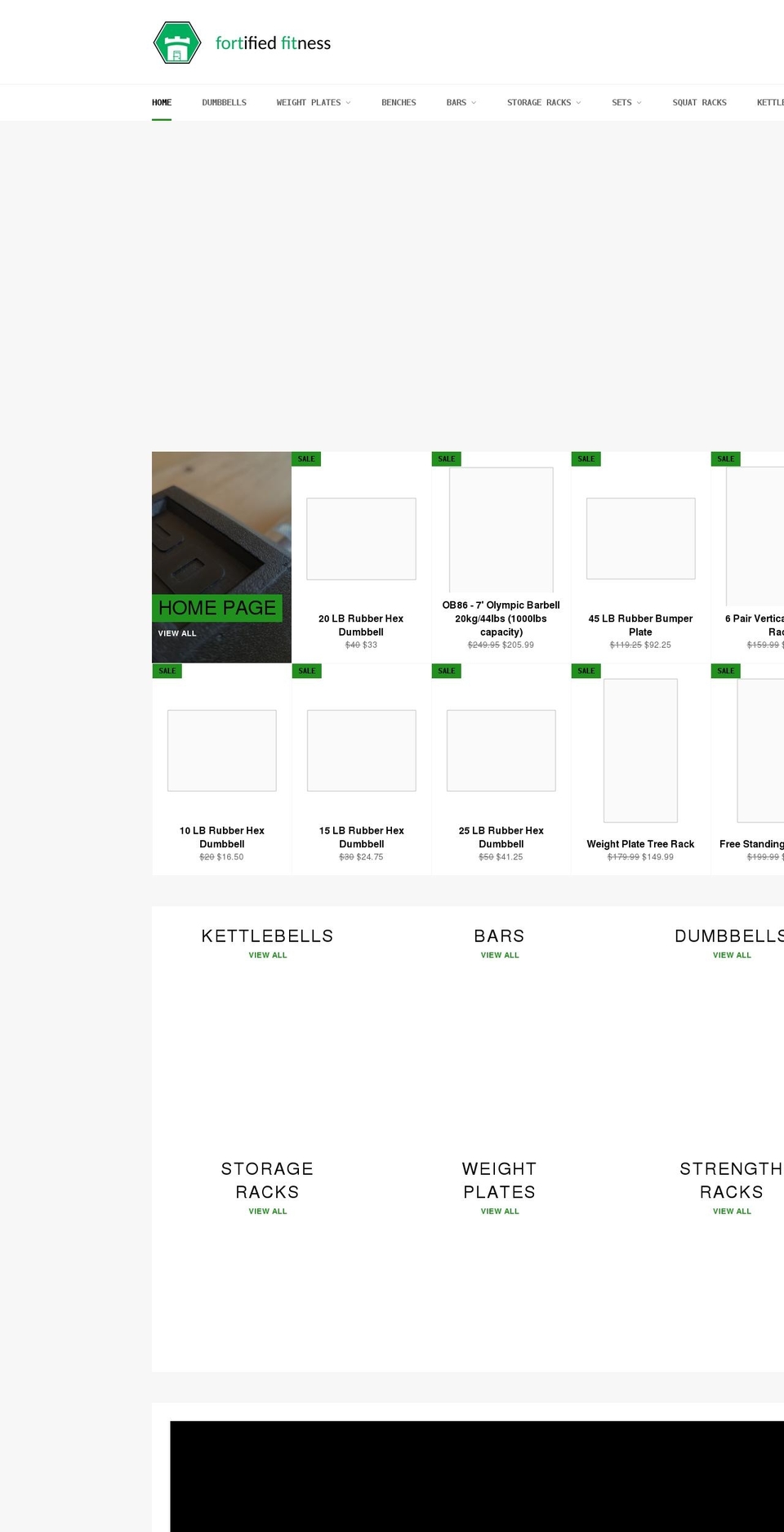 fortifiedfitness.ca shopify website screenshot