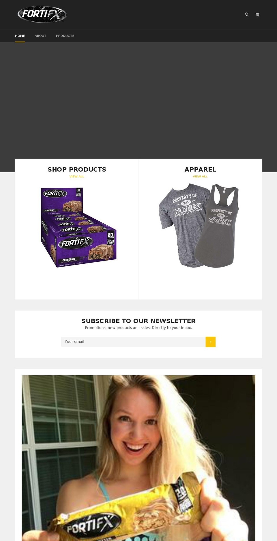 fortifx.com shopify website screenshot