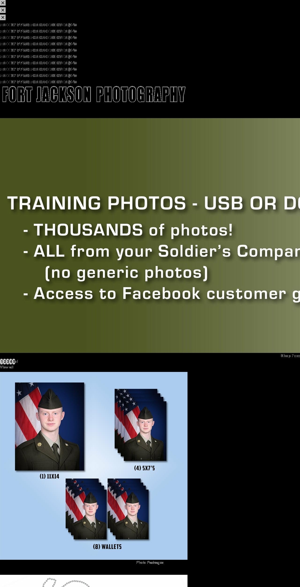 fortjacksonphotography.com shopify website screenshot