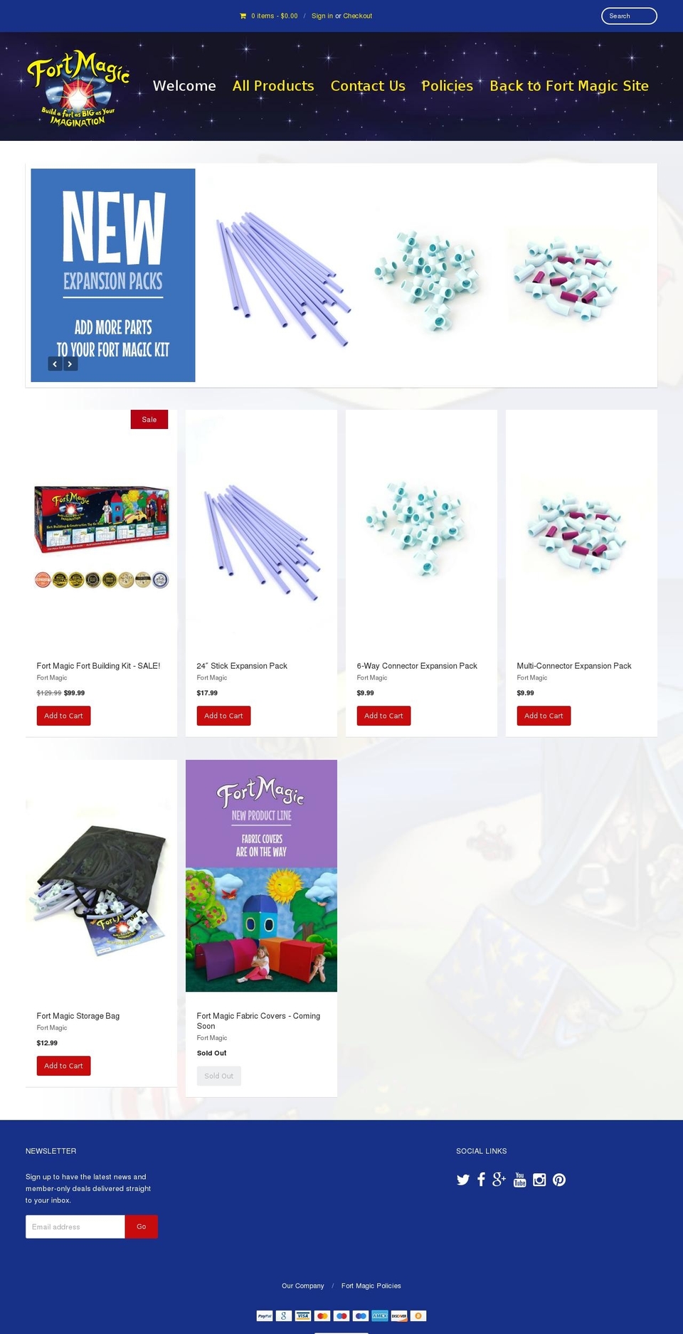 fortmagicstore.com shopify website screenshot