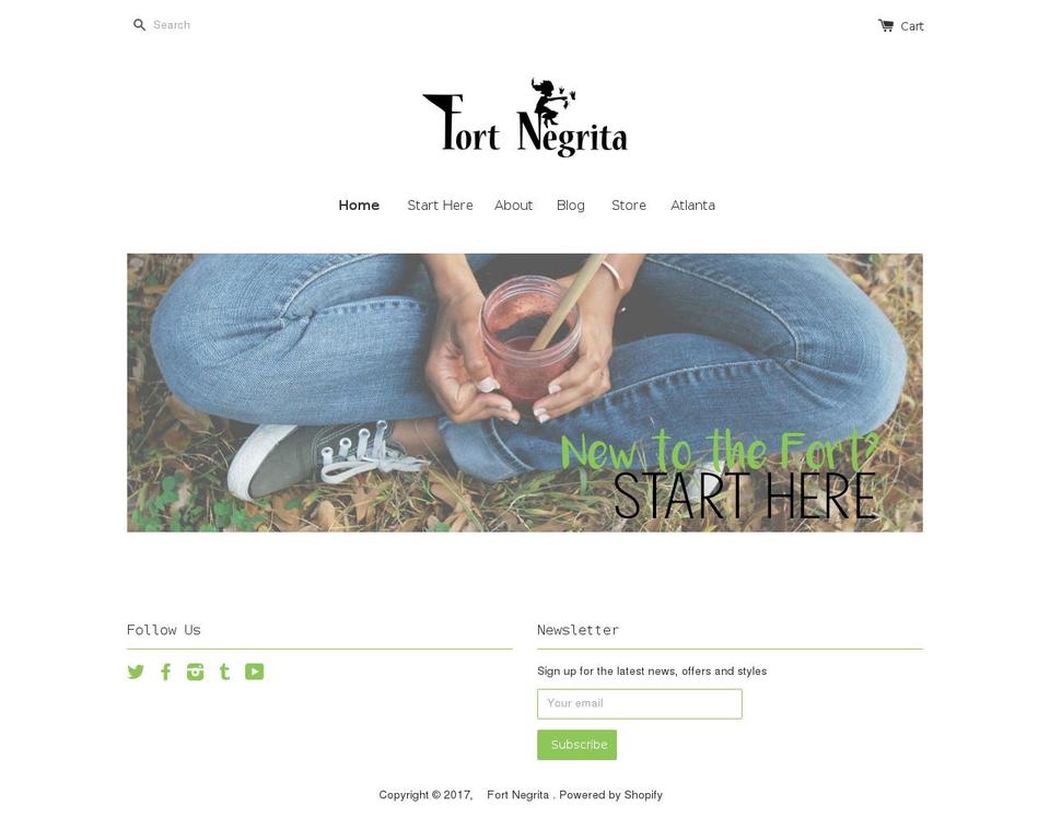 fortnegrita.com shopify website screenshot