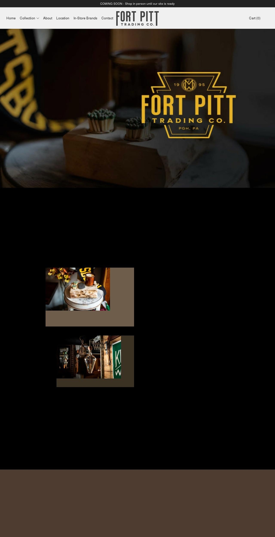 fortpitttrading.com shopify website screenshot