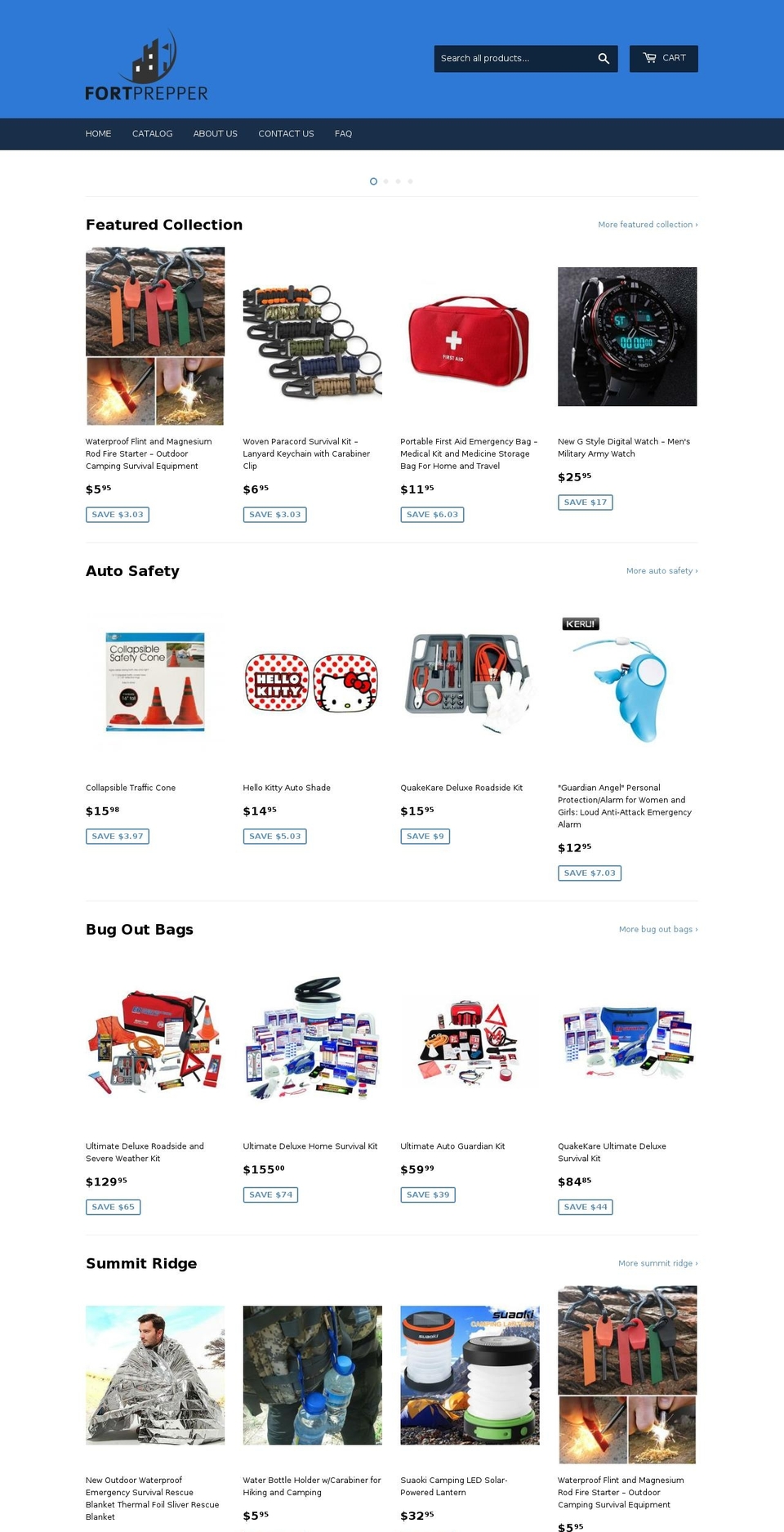 fortprepper.com — Shopify storefront screenshot