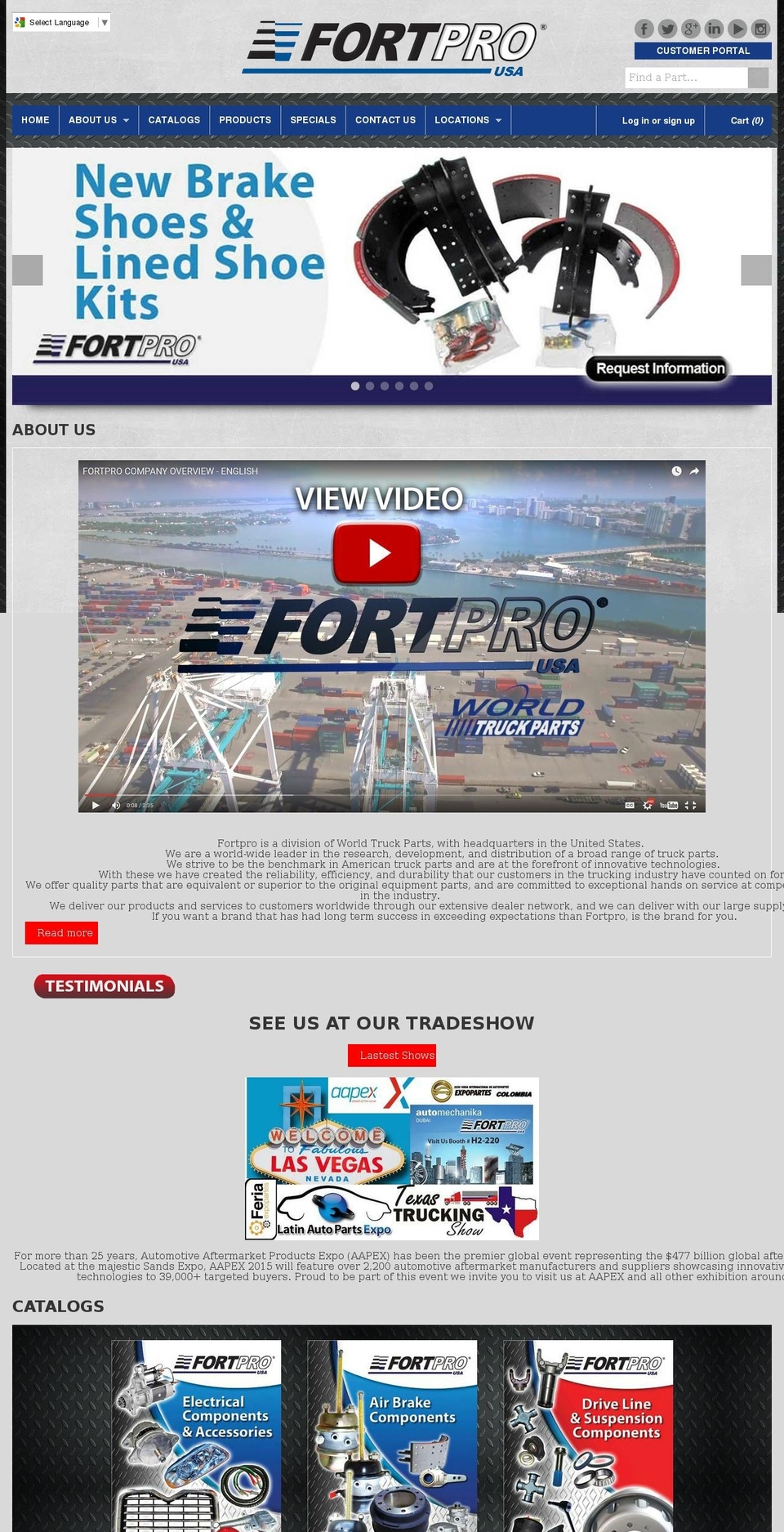 fortprousa.com shopify website screenshot