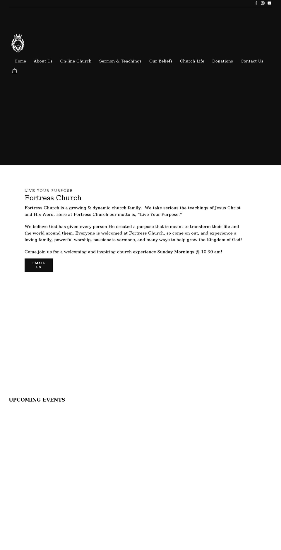 fortressventura.org shopify website screenshot