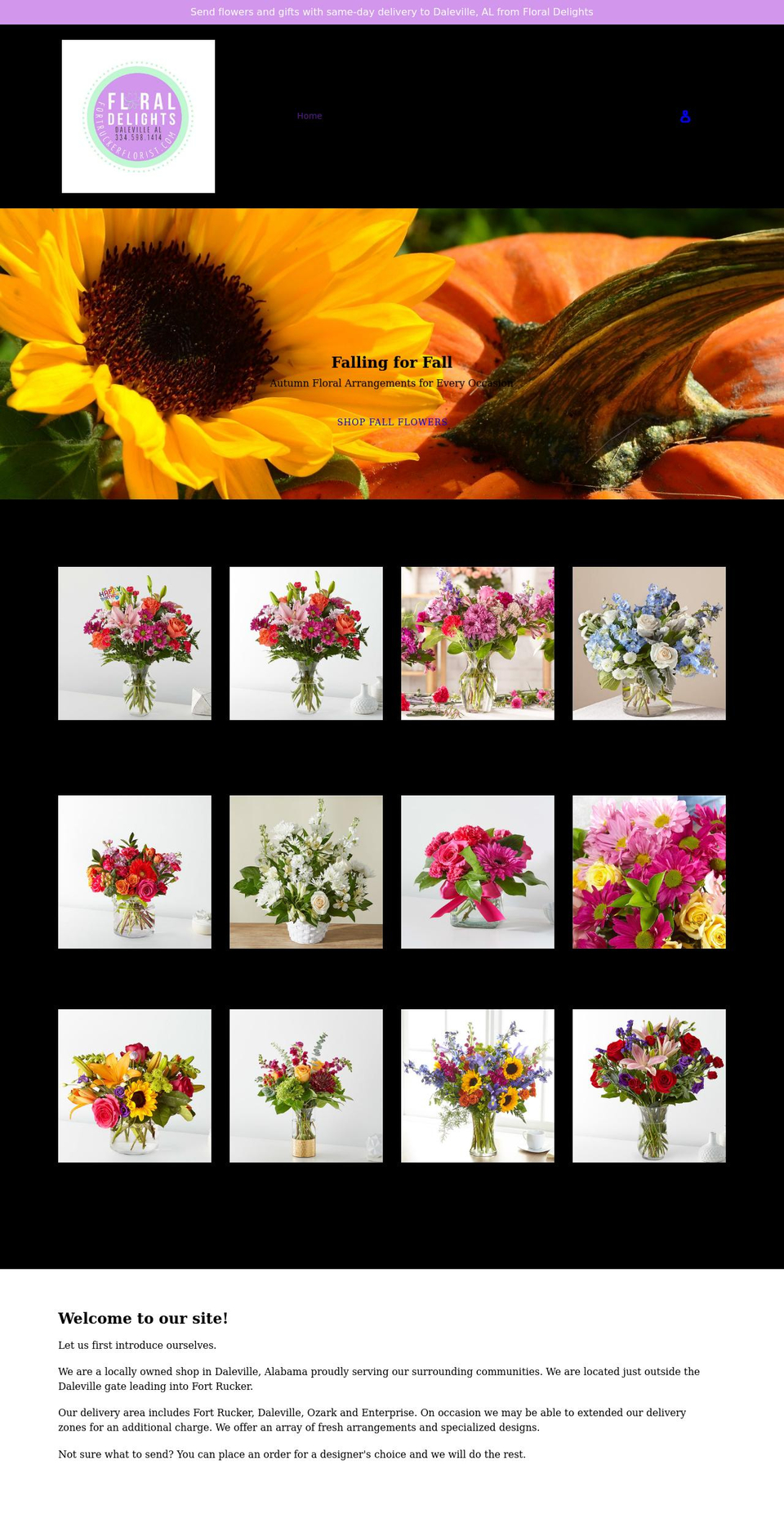 mol-standard-.. Shopify theme site example fortruckerflorist.com