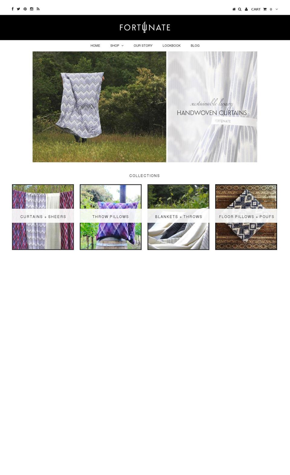 fortunate1.com shopify website screenshot