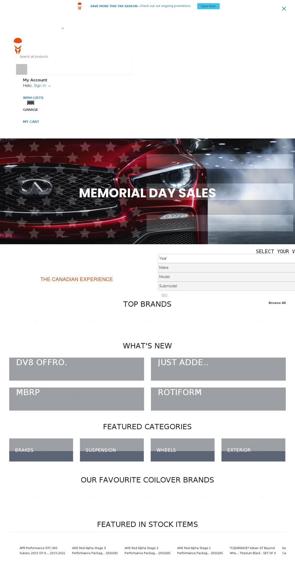 fortune-auto.ca shopify website screenshot