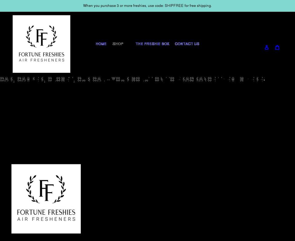 fortunefreshies.com shopify website screenshot