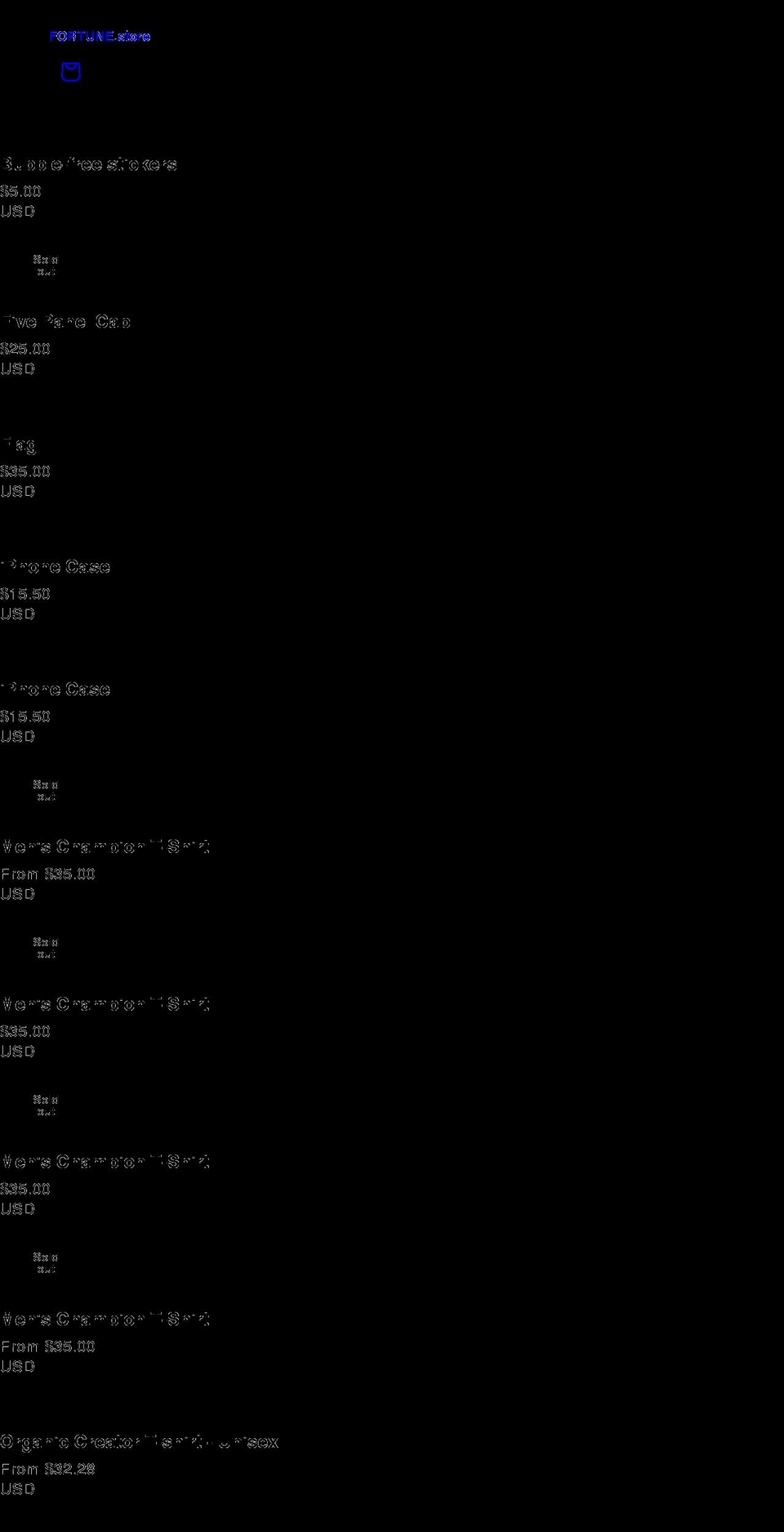 fortuneworldwide.net shopify website screenshot