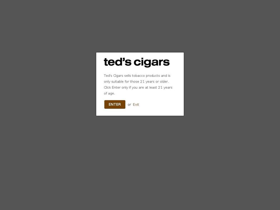 Ted's Cigars - Retina 2.0 Shopify theme site example fortycreekcigars.com