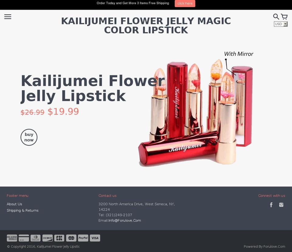 forulove.com shopify website screenshot