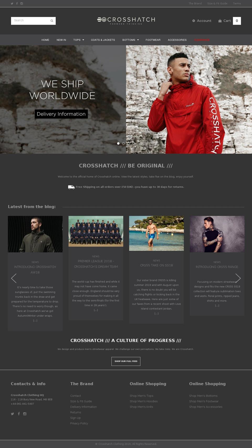 forwardthinkingclothing.com — Shopify storefront screenshot