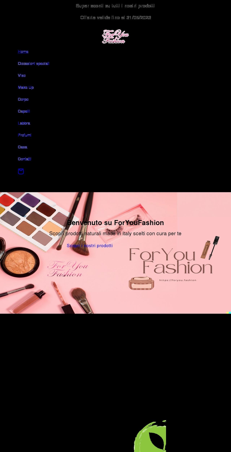 foryou.fashion shopify website screenshot