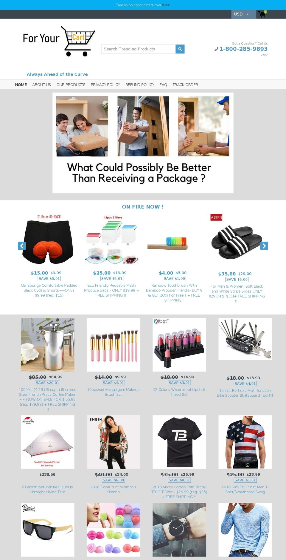 foryourcart.com shopify website screenshot