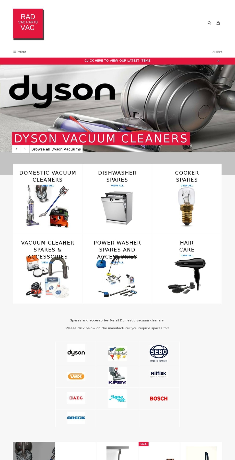 foryourdyson.com shopify website screenshot