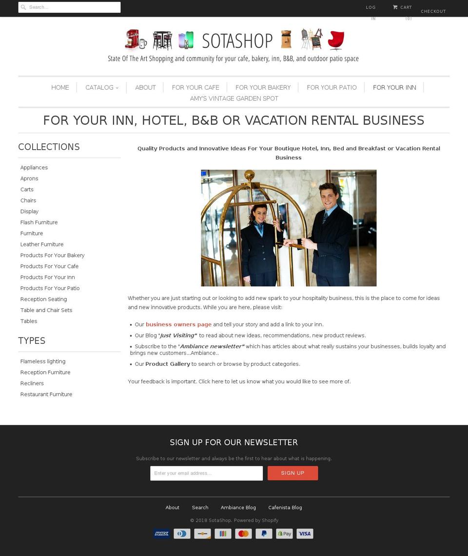 foryourinn.com — Shopify storefront screenshot