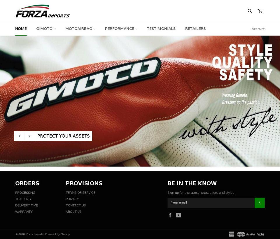 forza-imports.com — Shopify store on .com