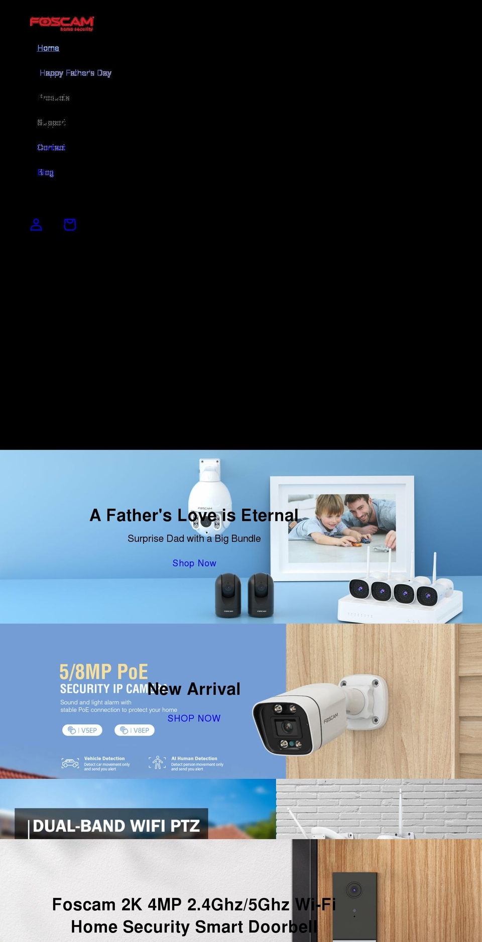foscammall.com shopify website screenshot