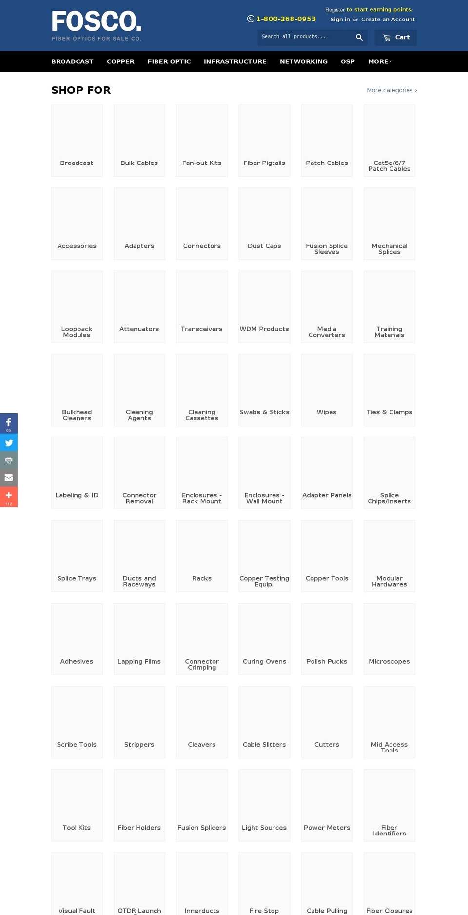 foscoconnect.com — Shopify storefront screenshot