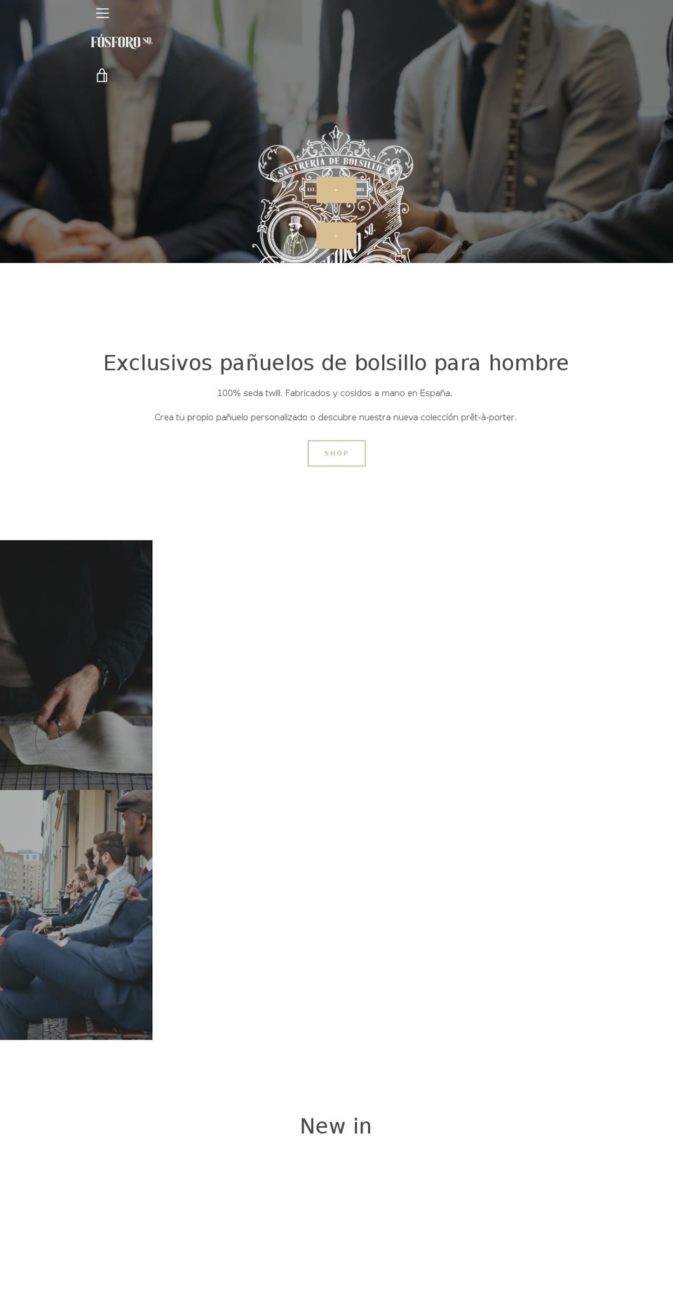 fosforosquare.com — Shopify storefront screenshot