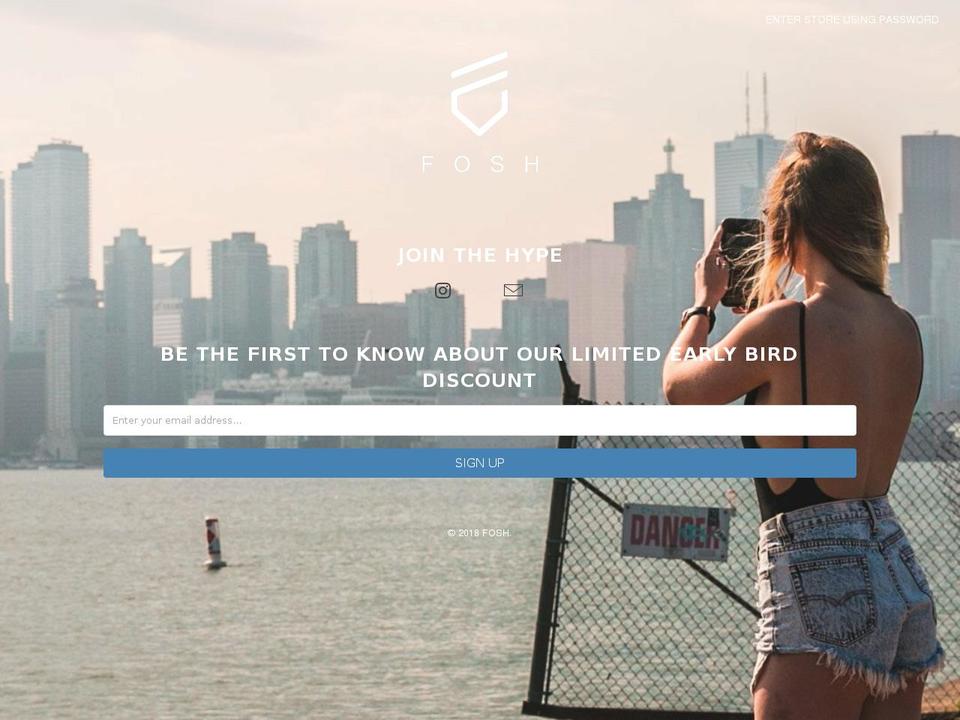 foshwatches.com shopify website screenshot