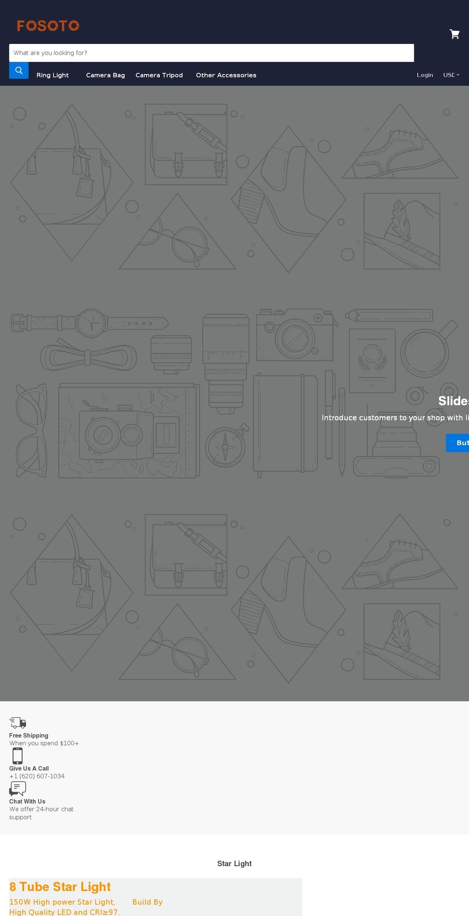 fosoto.store shopify website screenshot