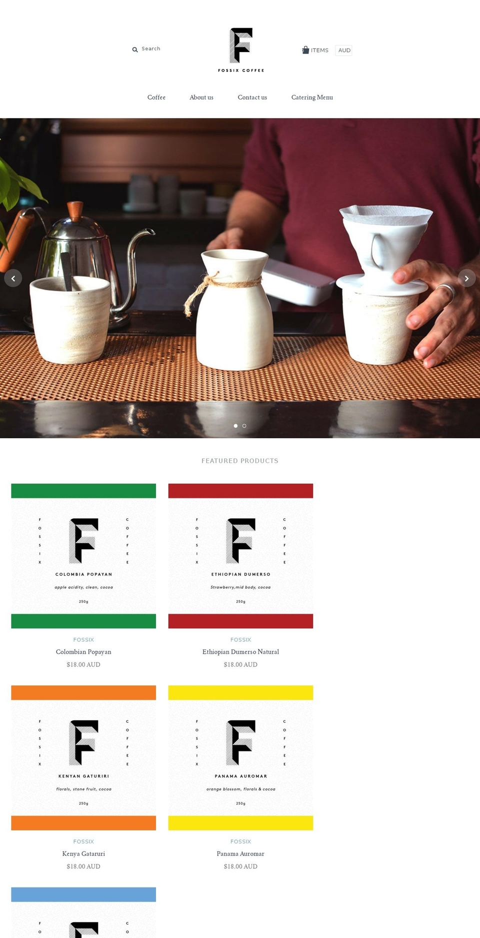 fossix.com shopify website screenshot