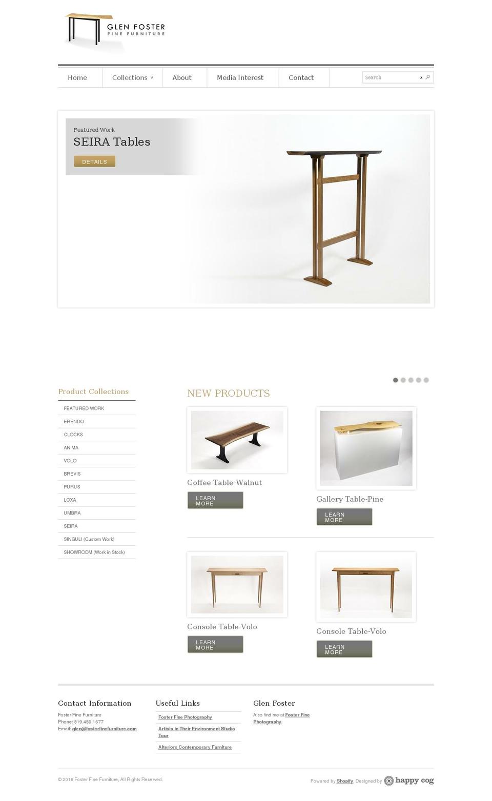 concorde Shopify theme site example fosterfinefurniture.com