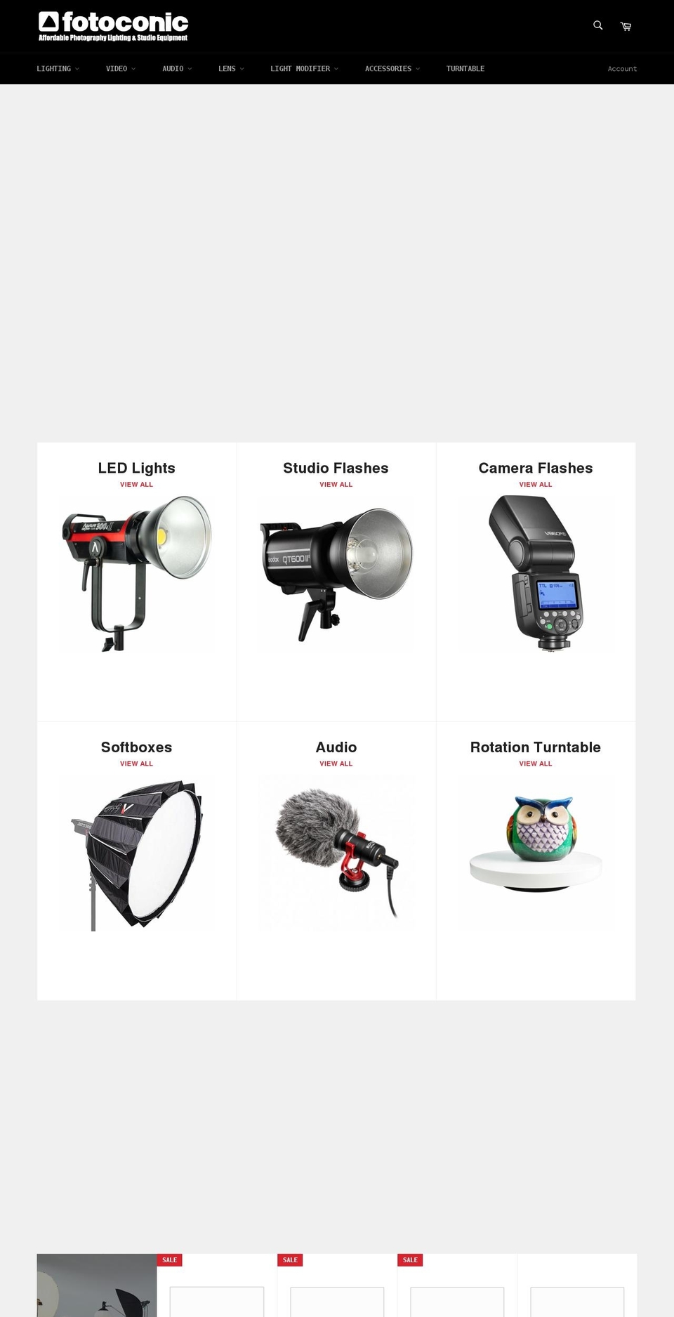 fotoconic.com shopify website screenshot